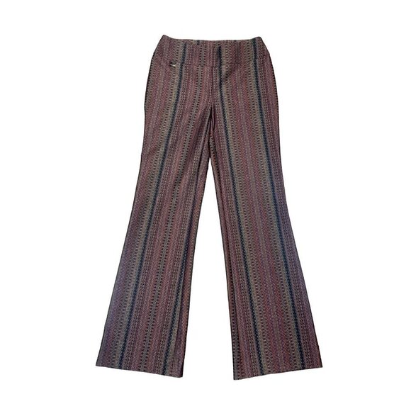 LISETTE Stretch Bootcut Pant Brown Tapestry Sz 6 NWOT - Picture 1 of 5